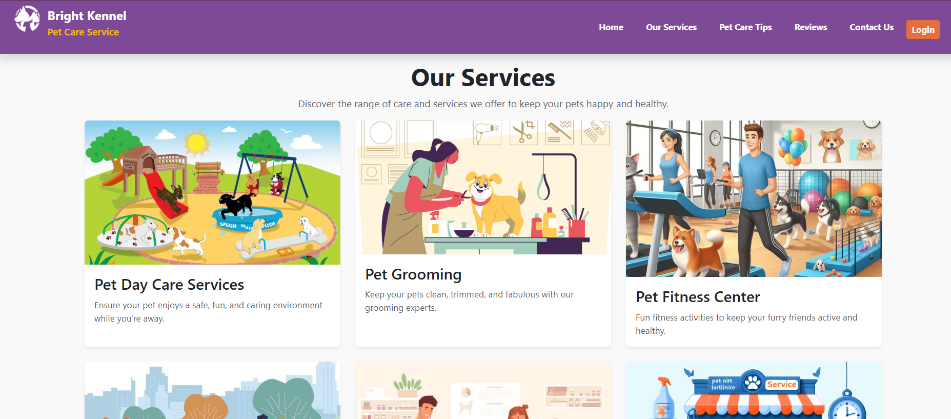 Bright Kennel Website