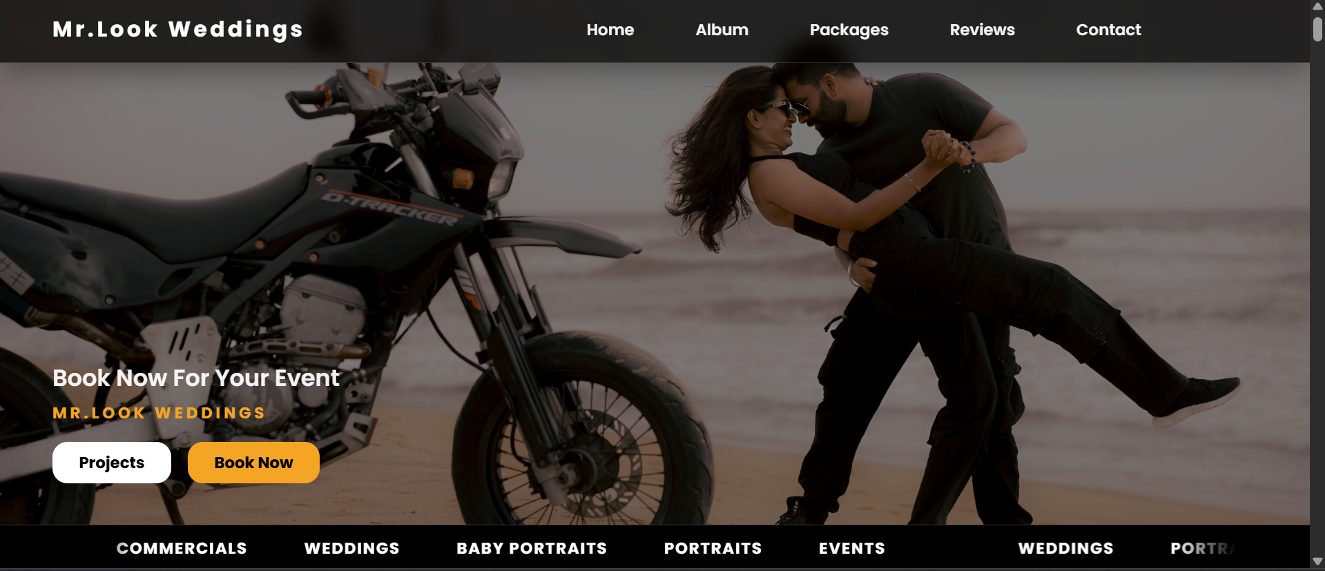 Mr.Look Wedding Photography website preview